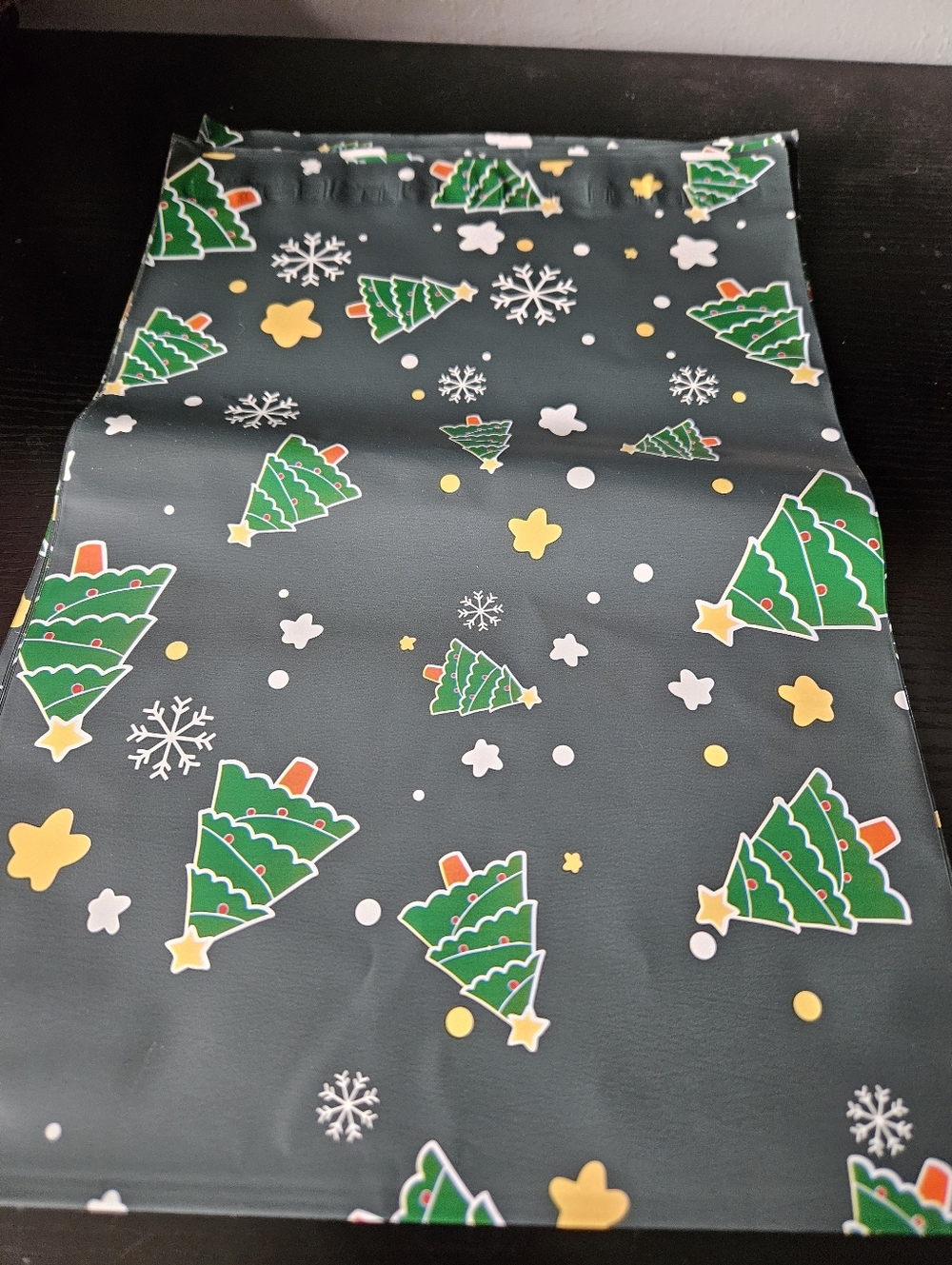 Dark Green Christmas Trees Polymailer Packages